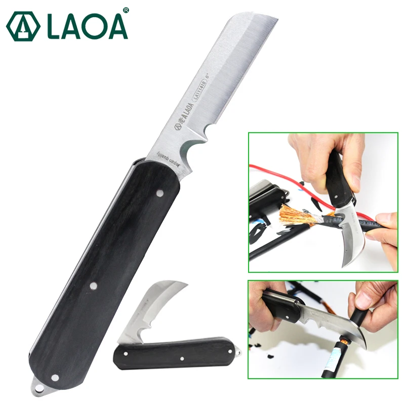 LAOA Vielos išpardavimas peilis Sulankstomas Elektrinis Peilis Multi-funkcija Kabelio žirklės Elektros striptizo įrankis