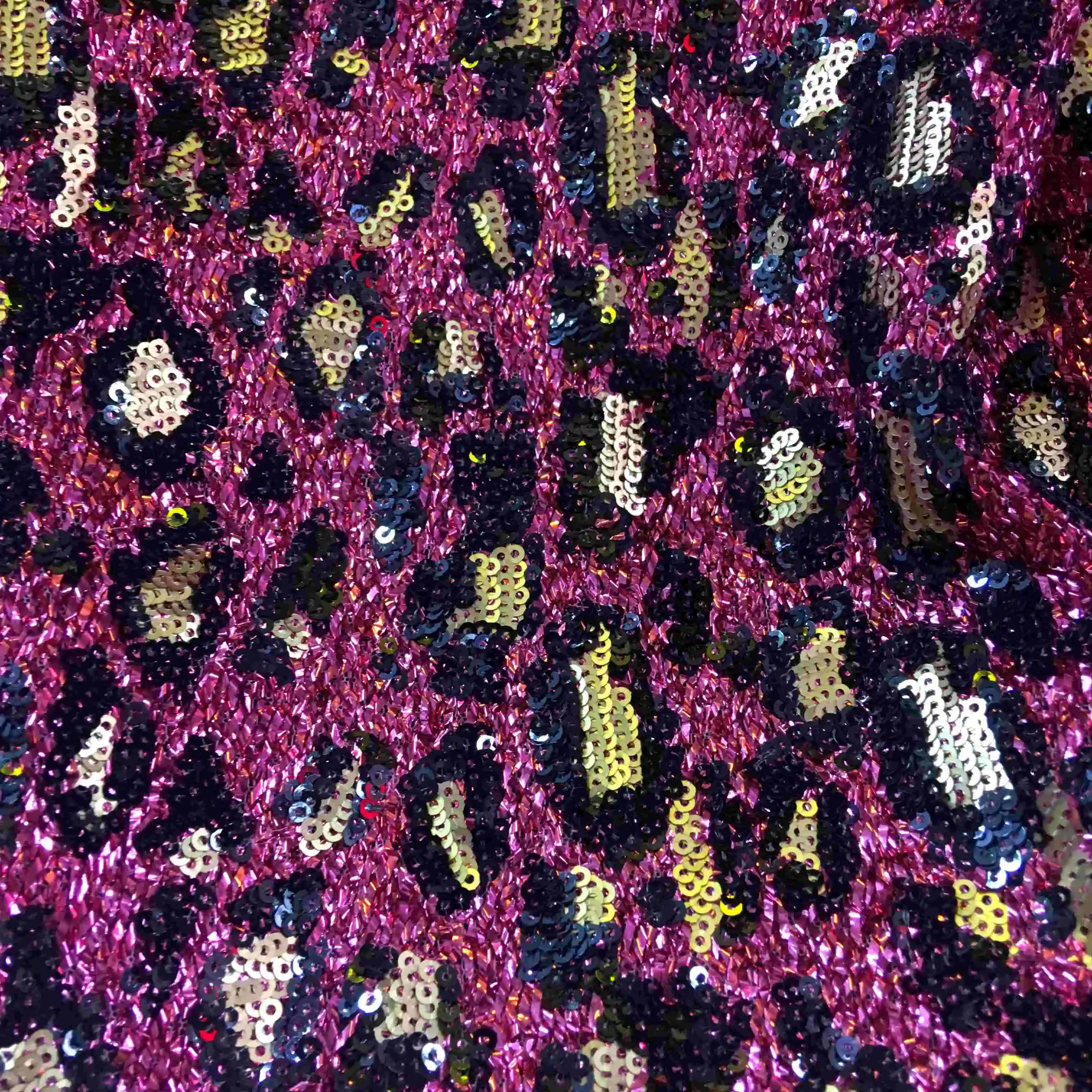 LASUI 2019 NAUJAS kiemas 1=1 gabalas Spalvingas Spalvotų vakarinę suknelę 7 spalvų Leopard blizgučiais siuvinėjimo tinklelio, nėrinių audinys
