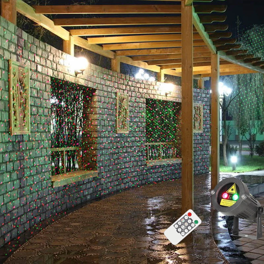 Lazerinis Projektorius Žvaigždžių Žiburiai Kalėdų Raudonos, Žalios Statinio Šmėžavimas Su Nuotolinio Vandeniui Lauko, Sodo dušai Medžio Apdaila