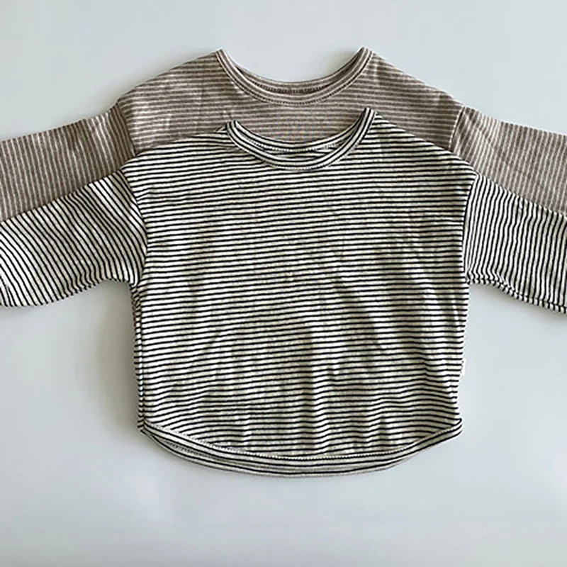 MILANCEL 2020 baby palaidinė laisvo stiliaus kūdikių mergaičių marškinėliai ilgomis rankovėmis kūdikiams, mergaitėms pagrindo viršūnės kūdikių berniukų drabužiai