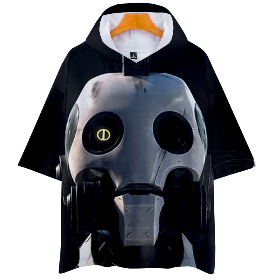 Meilės, Mirties Robotai, 3D Atspausdintas Gobtuvu marškinėliai Moterims/Vyrams Vasaros trumpomis Rankovėmis Tshirts 2019 Atsitiktinis Karšto Pardavimo Atsitiktinis, Madinga Tee Marškinėliai