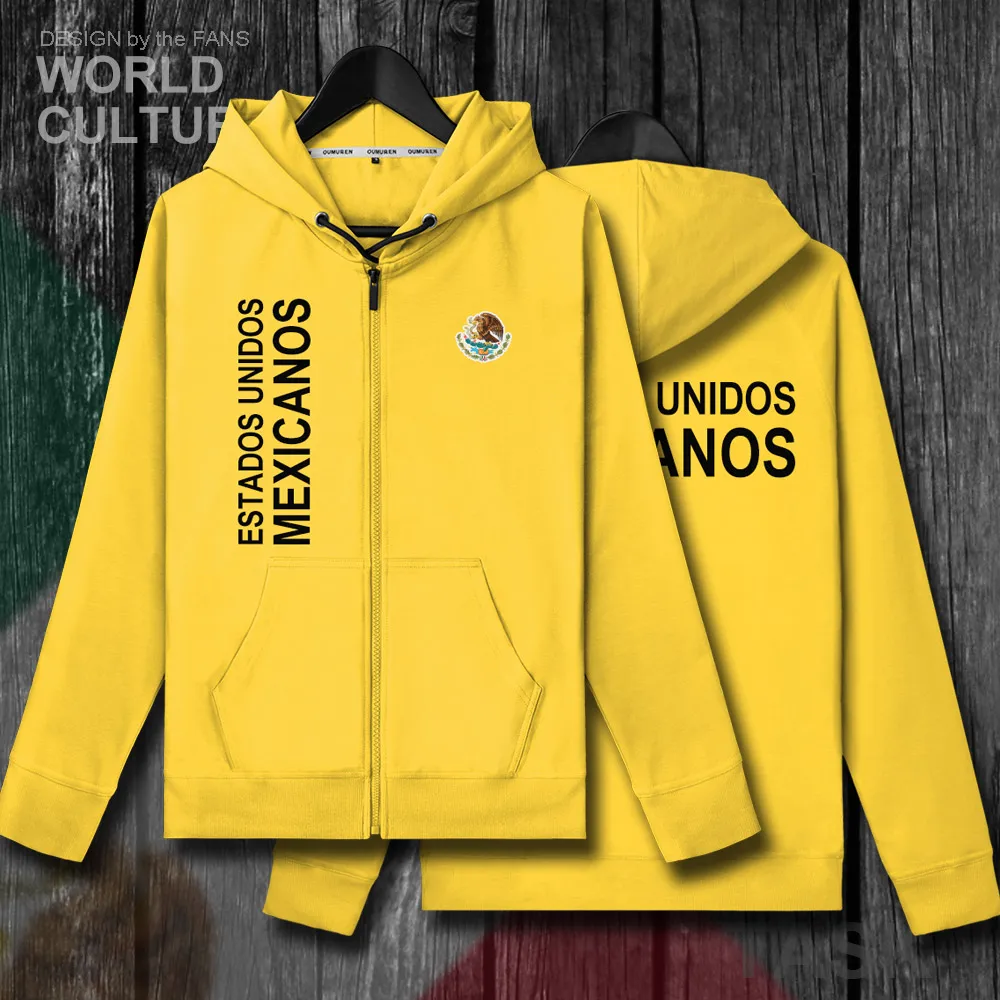 Meksikos jungtinės valstijos Meksikos MX, MEX mens užtrauktukas fleeces hoodies žiemos megztiniai vyrams švarkai ir tautos drabužius palaidinukė, paltai