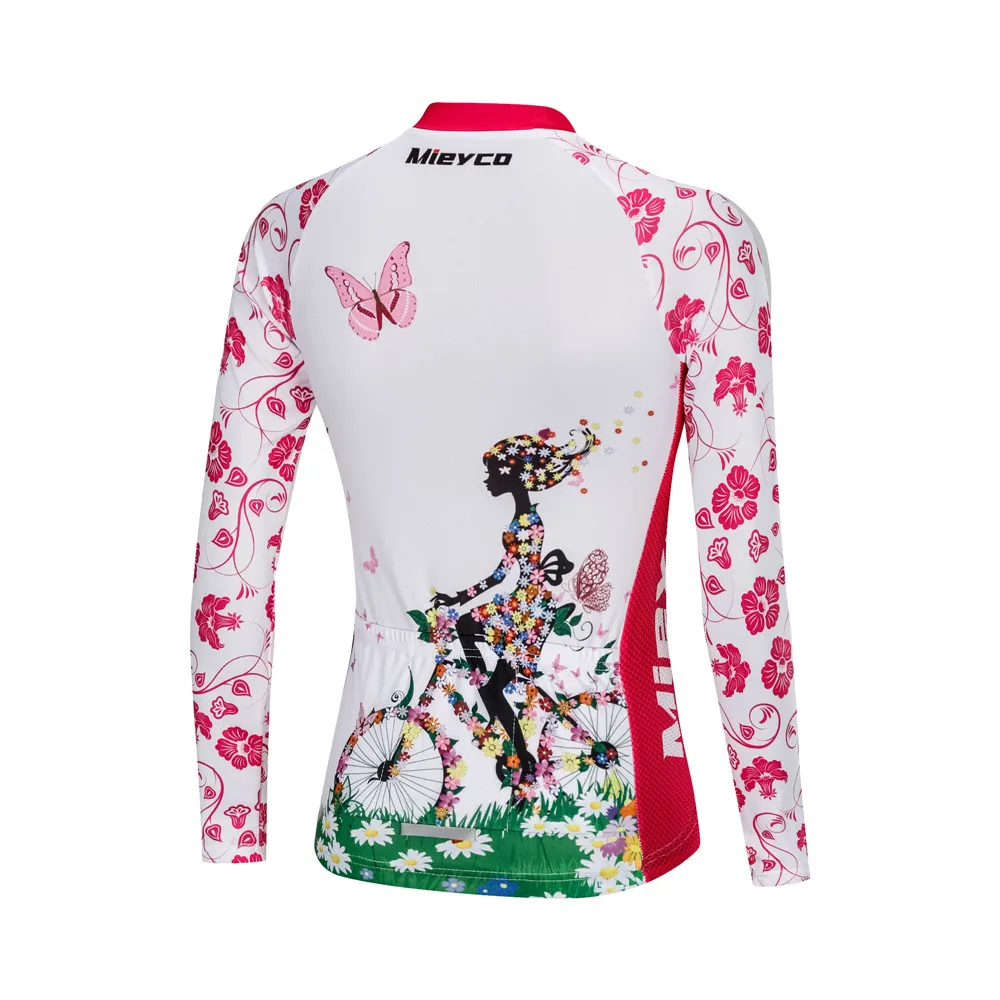 Mieyco Moterų Dviračių Jersey ilgomis Rankovėmis 2019 Dviratį Marškinėliai Atspindintis maillot ciclismo Kvėpuojantis Kalnų Dviračių Marškinėliai MTB Jersey