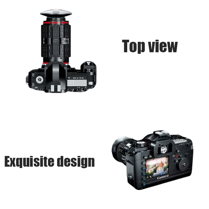 Mini Skaitmeninis Fotoaparatas EOS 5C Idėjų Kūrėjas Blokai Nustatyti Plytų Klasikinis Modelis, Švietimo SS 