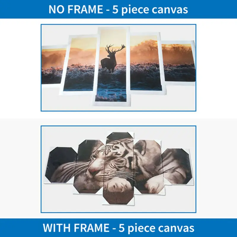 Modulinė Nuotraukas, Namo Sienos karkasas Modernus Plakatas HD Atspausdinta 5 vnt Drobė Meno Kolorado Ozero Kalnų Dekoro Aliejaus Tapybai PENGDA