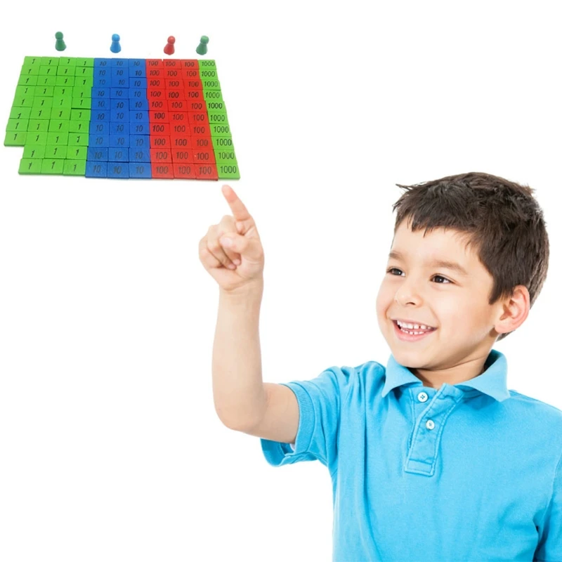 Montessori Medinis Spaudų Žaidimas Matematikos Žaislai, Vaikas, Vaikai, Anksti Mokydami Žaislų, Dovanų W25