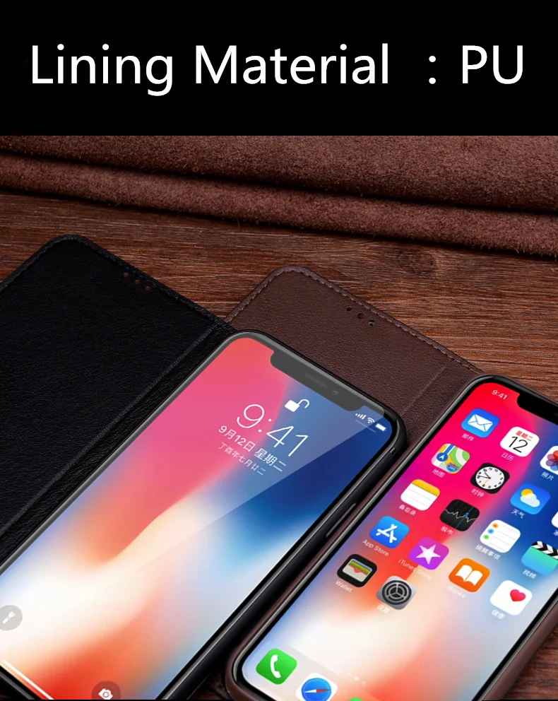 Natūralios odos magnetinis laikiklis telefono maišelį atveju, Huawei 30 Pro telefoną atveju Huawei 30/Huawei 30 Lite nuolatinis flip case