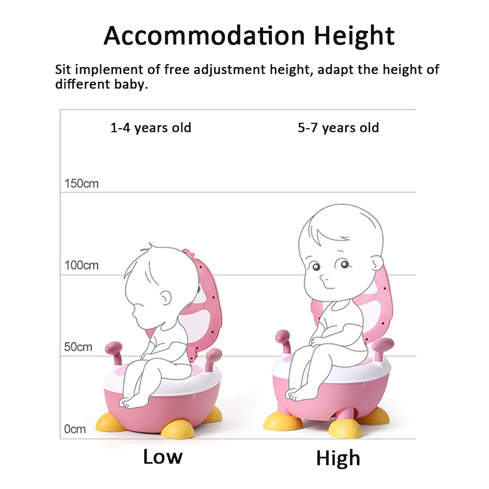 Nauja Vaikų Puodą Mielas Pingvinas Ajustable Aukštis Kūdikių Pamišęs Mokymo Seat Portable Tualetas Kūdikiams Infantil Berniuko, Mergaites