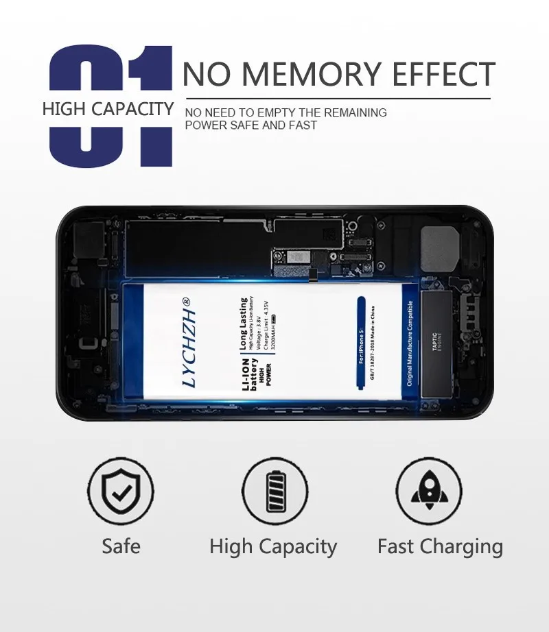 Naujas AAA Klasės Telefonas, baterija, iPhone 6s baterijos Pakeitimas, integruota ličio baterija aukštos kokybės baterija, iPhone 6s