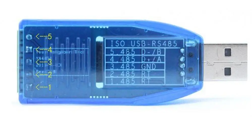 Nemokamas Pristatymas Pramonės USB į RS-485 Keitiklis Magnetiškai Izoliuotos 2500V