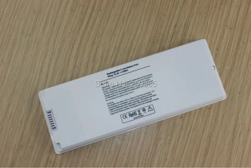 Nešiojamas Baterija Apple MacBook A1181 2008 metais, Balta A1185 baterija