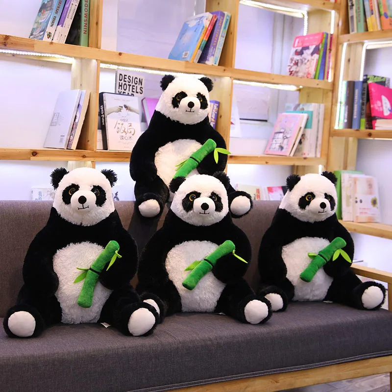Nooer 50cm Bambuko Panda Pliušiniai Žaislai Mergaitė Berniukas Įdaryti Žaislas Gyvūnų Pliušinis Lėlės Skaityti Pagalvę Vaikams, Pagalvės Gimtadienio Dovana