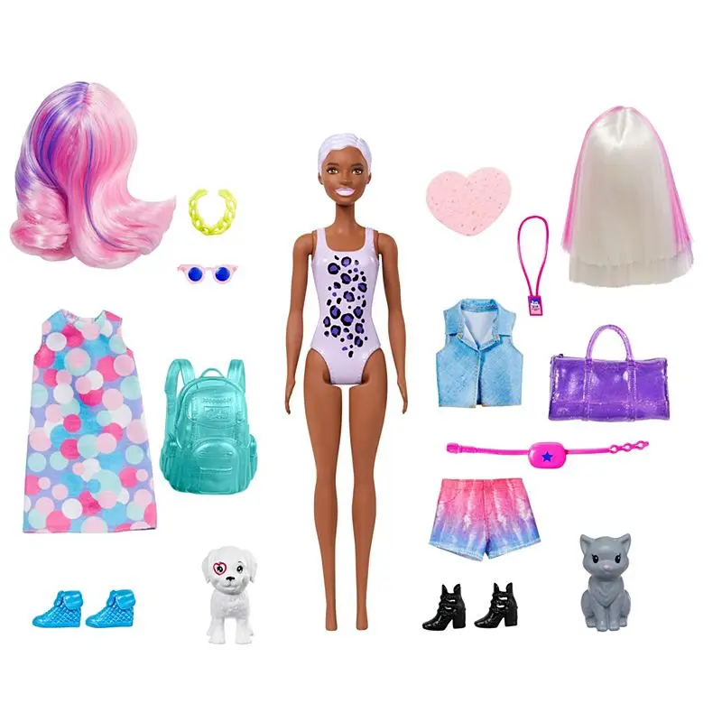 Originalias Barbie Lėles Aklas Lauke Staigmena Spalva Atskleisti Mergaičių Lėlės Pakeisti Vandens Augintiniai Lėlės Priedai Nustatyti Žaislai Vaikams GPD54