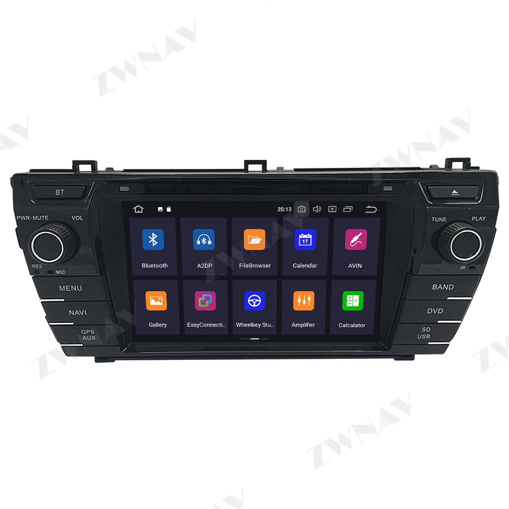 PX6 4+64 Android 10.0 automobilio multimedijos grotuvo Toyota corolla 2013-2016 m. automobiliu GPS Navi 