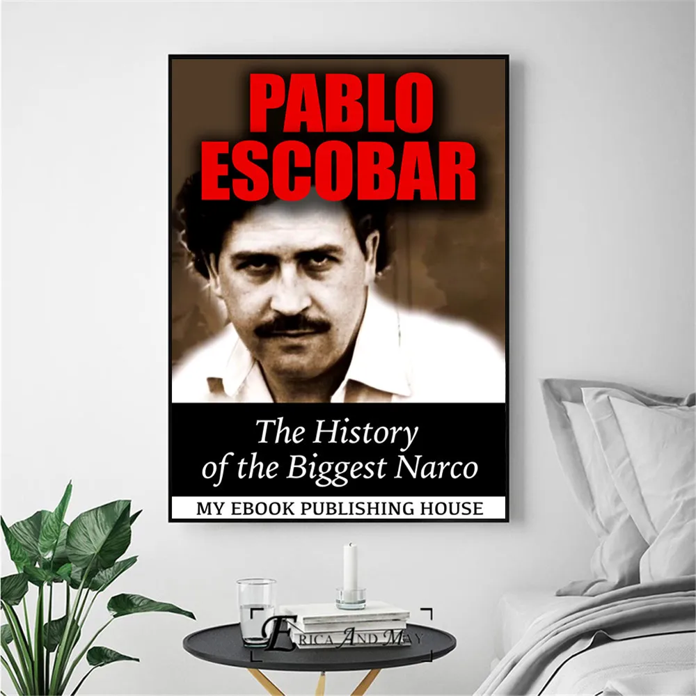 Pablo Escobar Kolumbija Plakatų Ir Grafikos Paveikslai Tapyba Sienos Nuotraukas Kambarį Šiaurės Apdailos Namų Dekoro Quadro