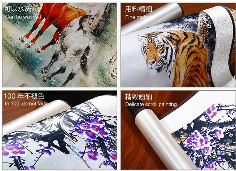 Paukščių ir gėlių tapybos šilko pažymėkite tradicinės Kinų tapybos meno tapybos namų puošybai painting2019072012