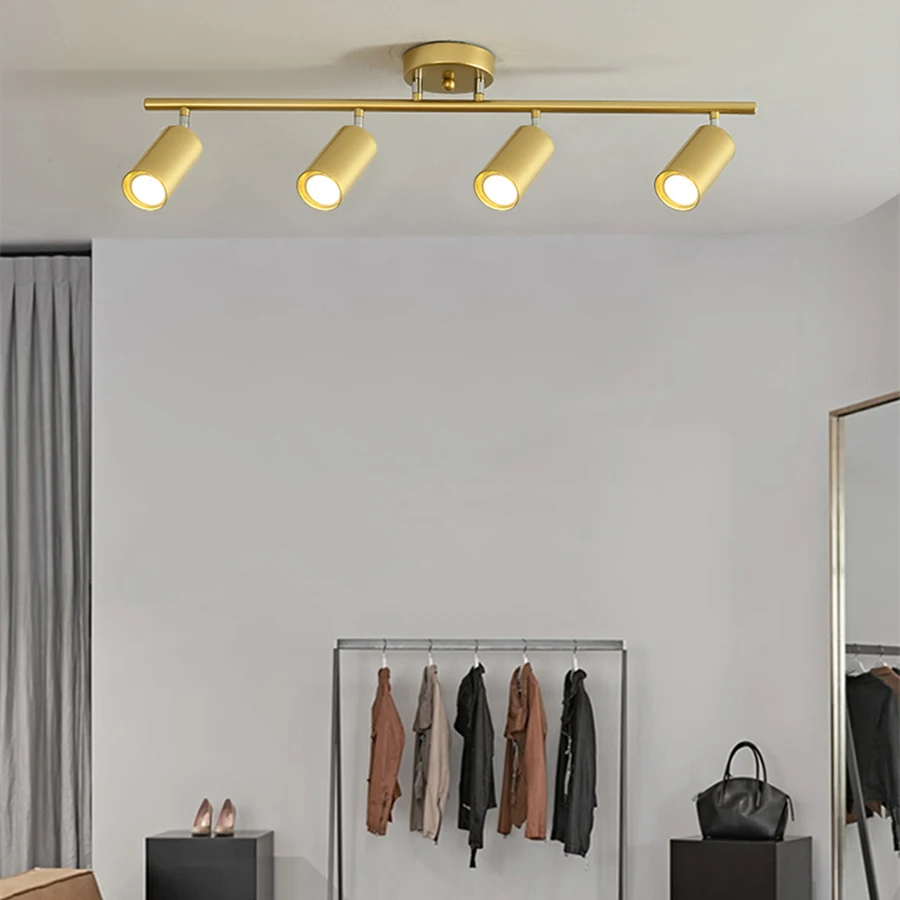 Paviršiaus lubų LED Prožektorius kambarį Aukso Sekti šviesos Lempos juda galvos vietoje Modernus Naktiniai Sienos, sumontuoti apšvietimo šviestuvas