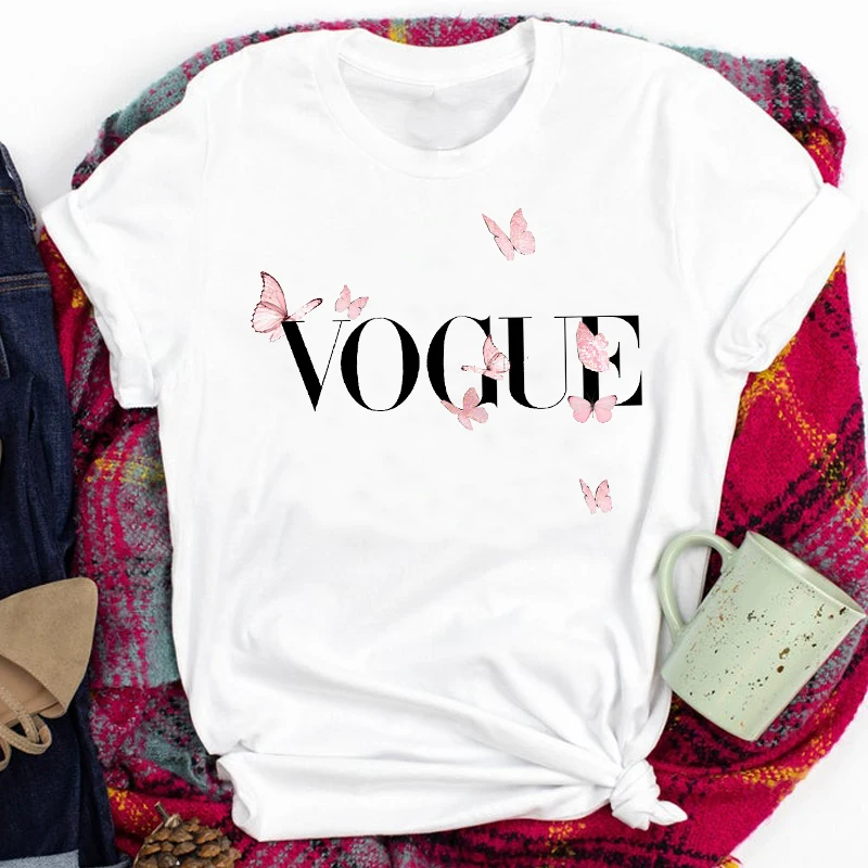 Ponios Laišką Harajuku Mados Streetwear Drugelis 90s Tees Moterims Lady Spausdinti Marškinėlius Drabužius, Viršuje Grafinis Moterų T T T T T T T T T T-shirt