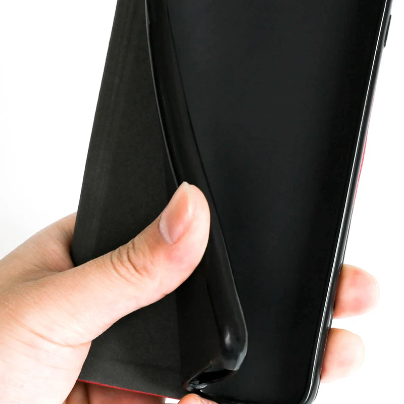 Prabanga PU Odos Atveju Motorola Vienas Sintezės Flip Case For Motorola Vienas Sintezės Telefono dėklas Minkštos TPU Silikoninis Galinio Dangtelio