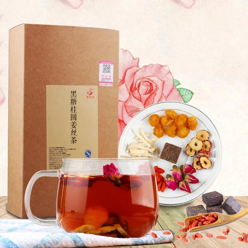 Qi ir kraujo arbata gali padėti moterims reguliuoti kūno temperatūrą ir rūmai šalta. Yra raudona datas, longan ir ožerškiai tonikas w