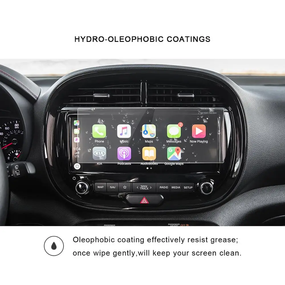 RUIYA Automobilių Screen Protector For Soul Stiprintuvas 2020 10.25 Colių Navigacijos Touch Centras Ekranu Auto Interjero Lipdukai