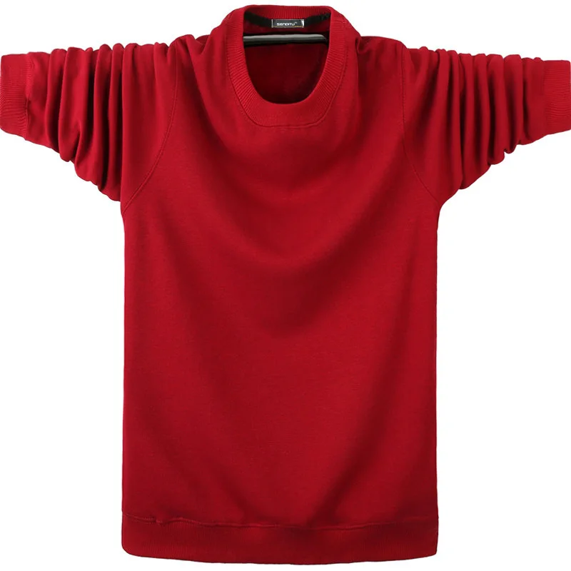 Rudens ir žiemos vyrų storesni ir storesnės medvilnės Pliušas šilti marškinėliai ilgomis rankovėmis