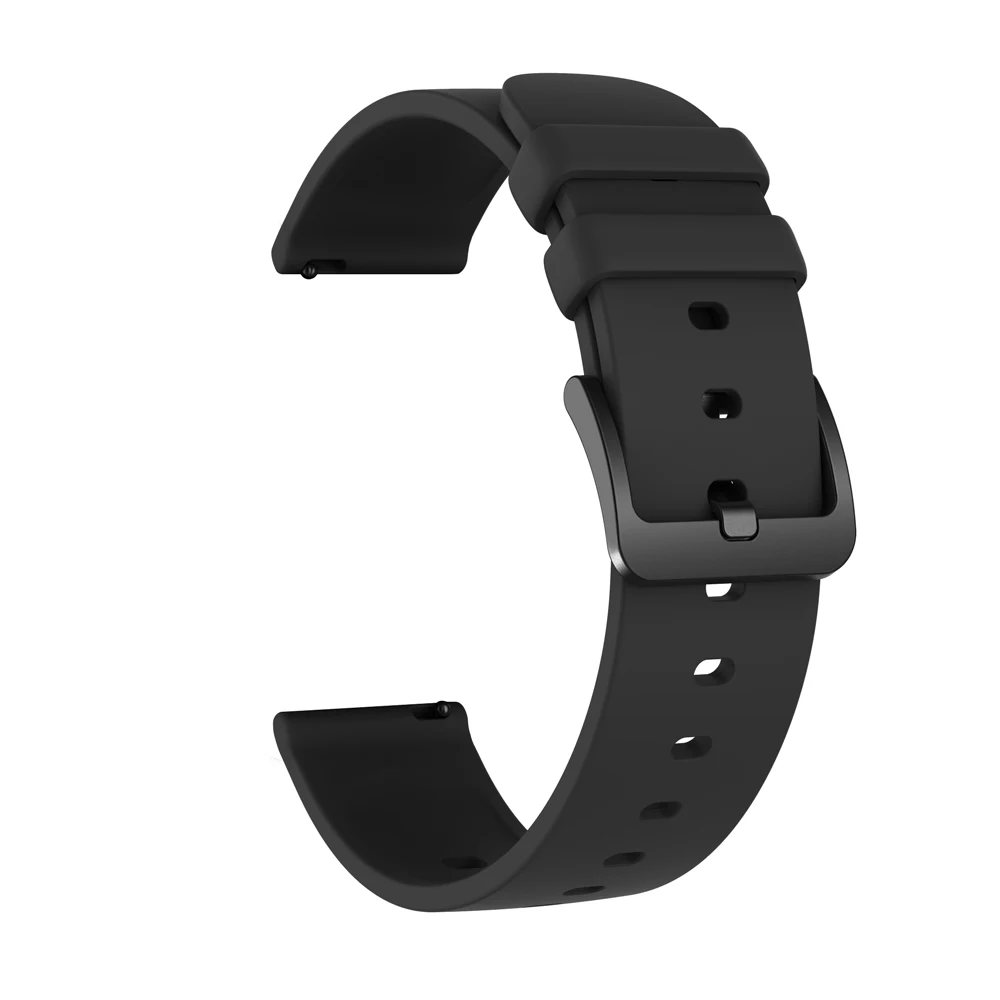 SENBONO P8 Žiūrėti Dirželis 20mm Universalus Minkštas Silikoninis Watchband Vandeniui Garmin Xiaomi Huami Amazfit smart žiūrėti