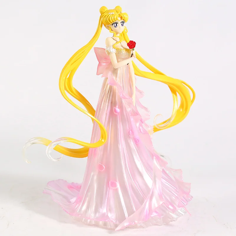 Sailor Moon Usagi Tsukino Karalienė Ramybė Ver. PVC Pav Lėlės ACGN Figurals Modelis Žaislas