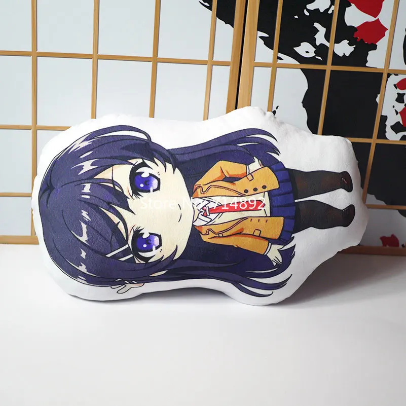 Sakurajima Mai Pagalvę Žaislas Anime Mergina Trumpas Pliušinis Įdaryti Lėlės Dvipusis Užvalkalas 40cm Cosplay Dovanų