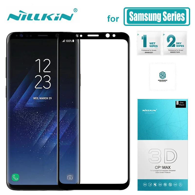 Samsung Galaxy S20 Ultra S10 S8 S9 Plus S10E Nillkin 3D Visiškai Padengti Grūdinto Stiklo Screen Protector for Samsung Note 10 9 8
