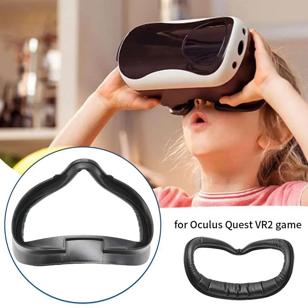 Silikonas atsparus Vandeniui VR Veidą Padengti Oculus Quest 2 VR Akiniai VR Veido Sąsaja su Putomis Padengti Trinkelėmis Pakeitimo Komfortą Rinkinys