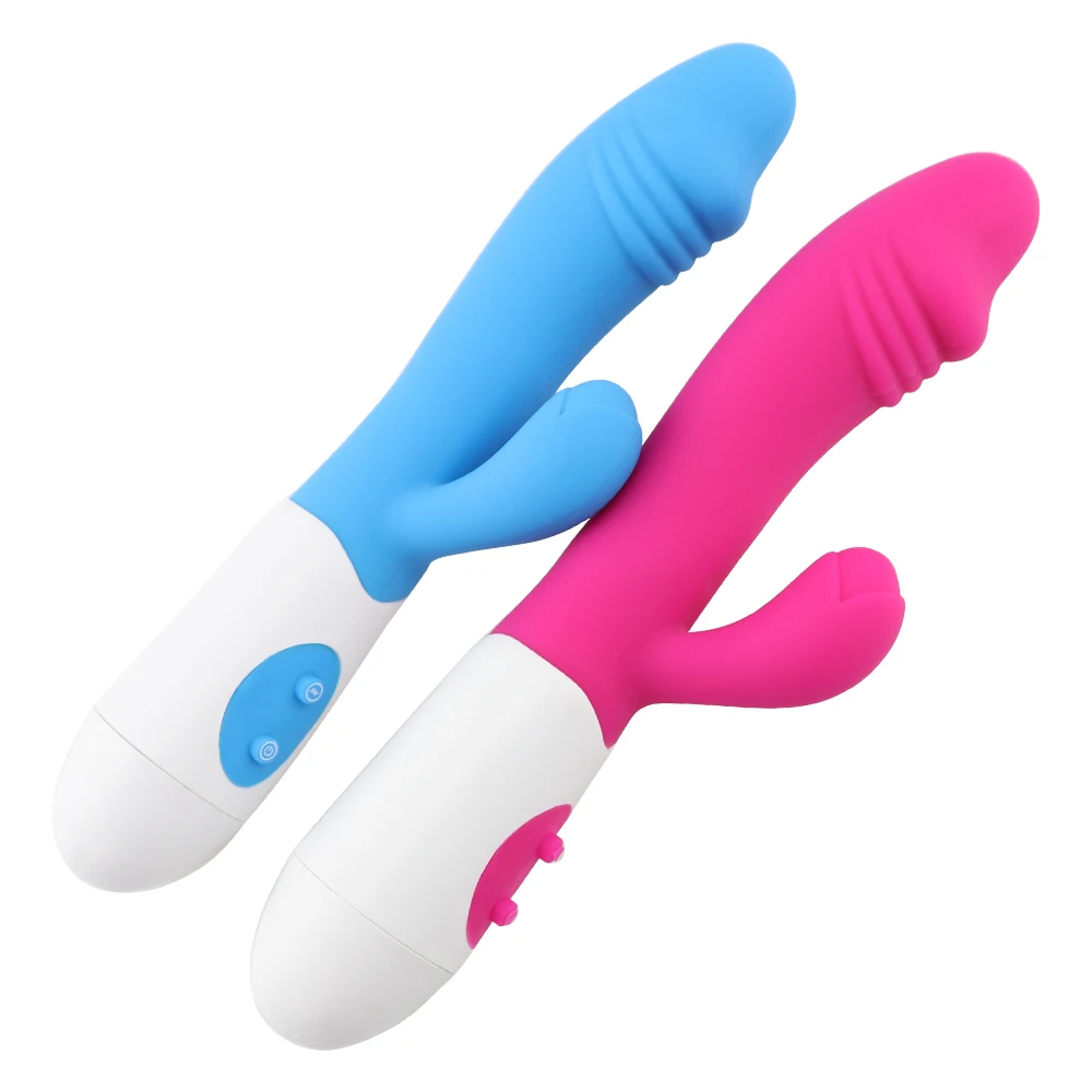 Silikono G Spot Vibratoriai Dildo Rabbit Vibratorius Dviguba Vibracija Makšties Klitorio Stimuliatorius Moterų Massager Sekso Žaislai Moterims