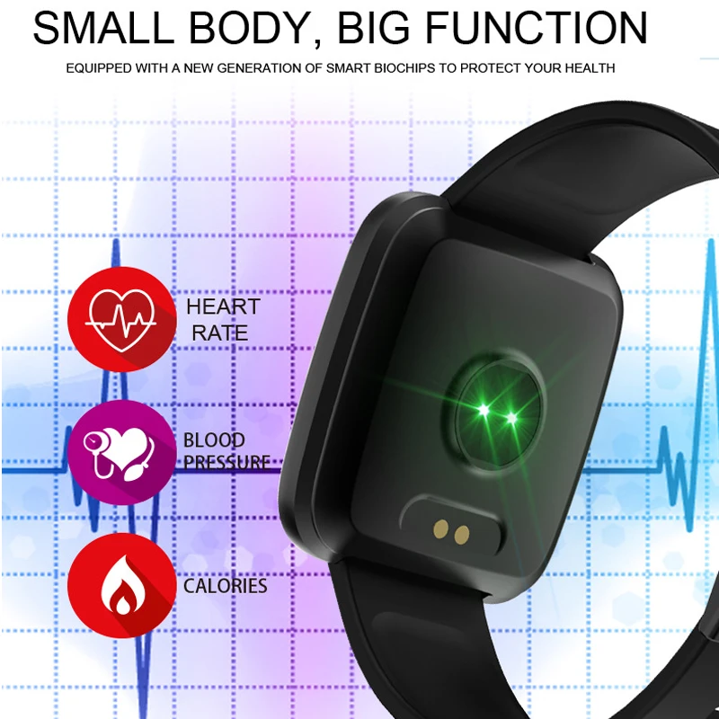 Smart Žiūrėti S7, Širdies ritmą, Kraujo Spaudimą, Stebėti Skambučių Priminimas Fitness Tracker Vandeniui Smartwatch 