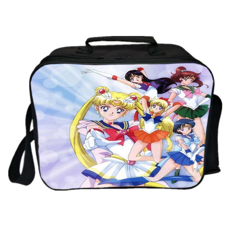 Studentas, Darbuotojas, Sailor Moon Nešiojamų Priešpiečių Dėžutė Vyrų, Moterų, Berniukų, Mergaičių Gražus Pietūs Saugojimo Vaikų Naujos Mokyklos Maisto Pietūs Maišą