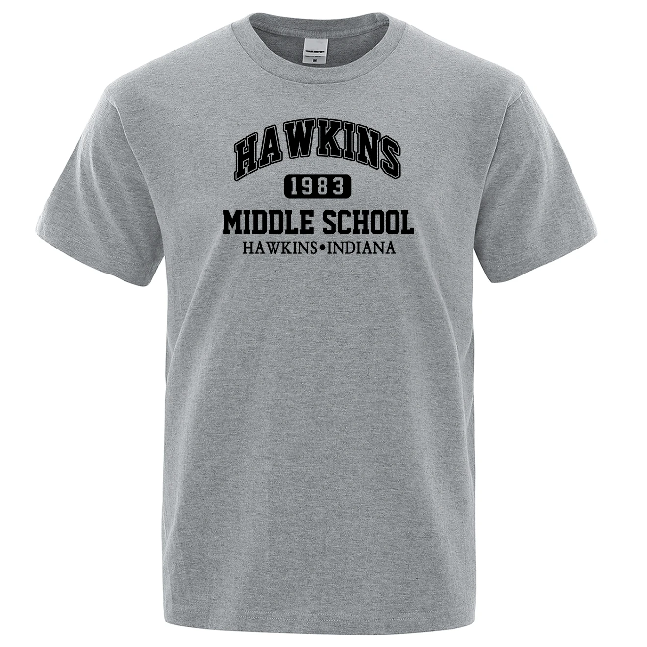 Svetimas dalykų Hawkins vidurinės Mokyklos marškinėlius Vyrų Punk Rock Fitneso T Marškinėliai mados Atsitiktinis tee shirt Mens Vasaros Medvilnės marškinėliai