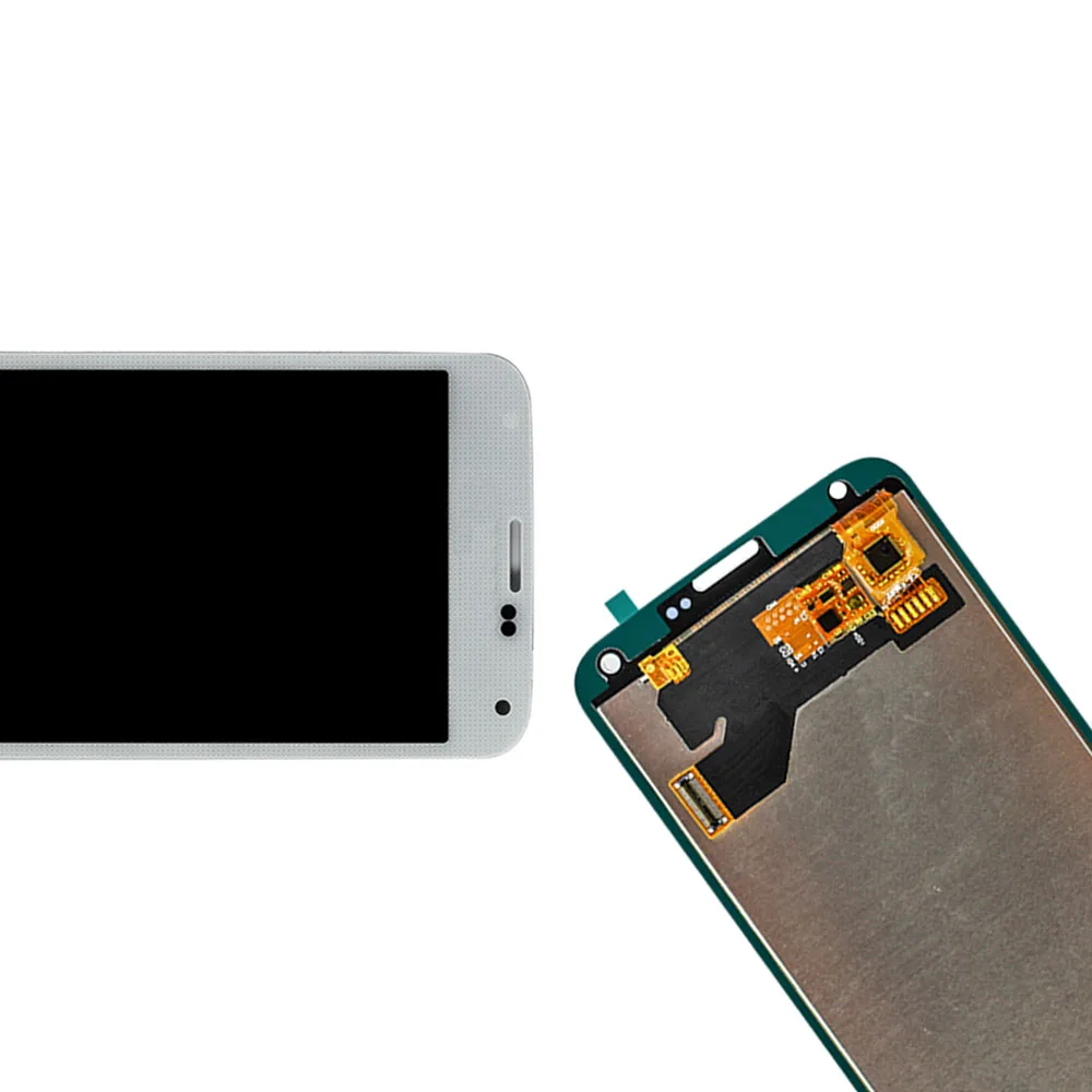 TFT LCD SAMSUNG Galaxy S5 i9600 G900 G900F G900A LCD Ekranas skaitmeninis keitiklis Jutiklinis Ekranas skydų Surinkimo S5 LCD