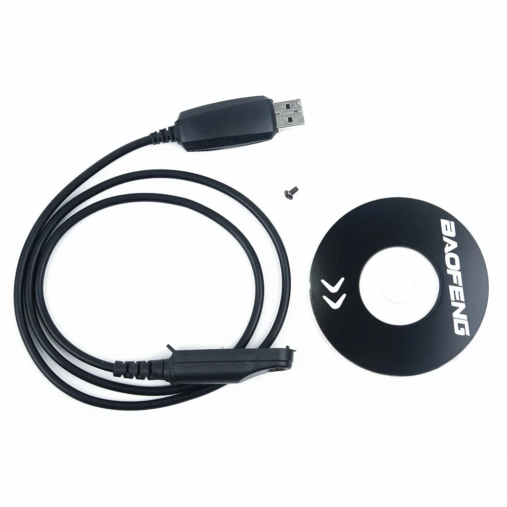 USB Programavimo Kabelis Laido CD Baofeng Walkie Talkie už BF-UV9R,BF-UV9R Plus BF-A58,BF-9700 Radijo VNT Rašyti dažnių linija