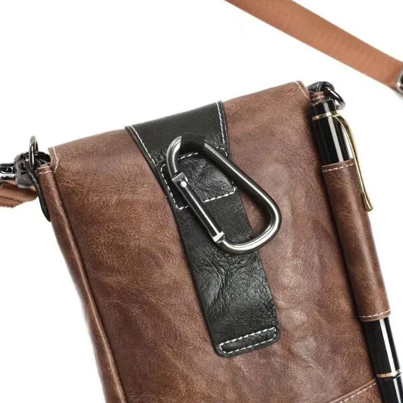 Universalus Daugiafunkcis juosmens telefono krepšys iphone XS MAX XR 5 6 7 8 PLIUS Apkaba rankinė su Diržu Padengti Juosmens Paketai Pečių Maišą