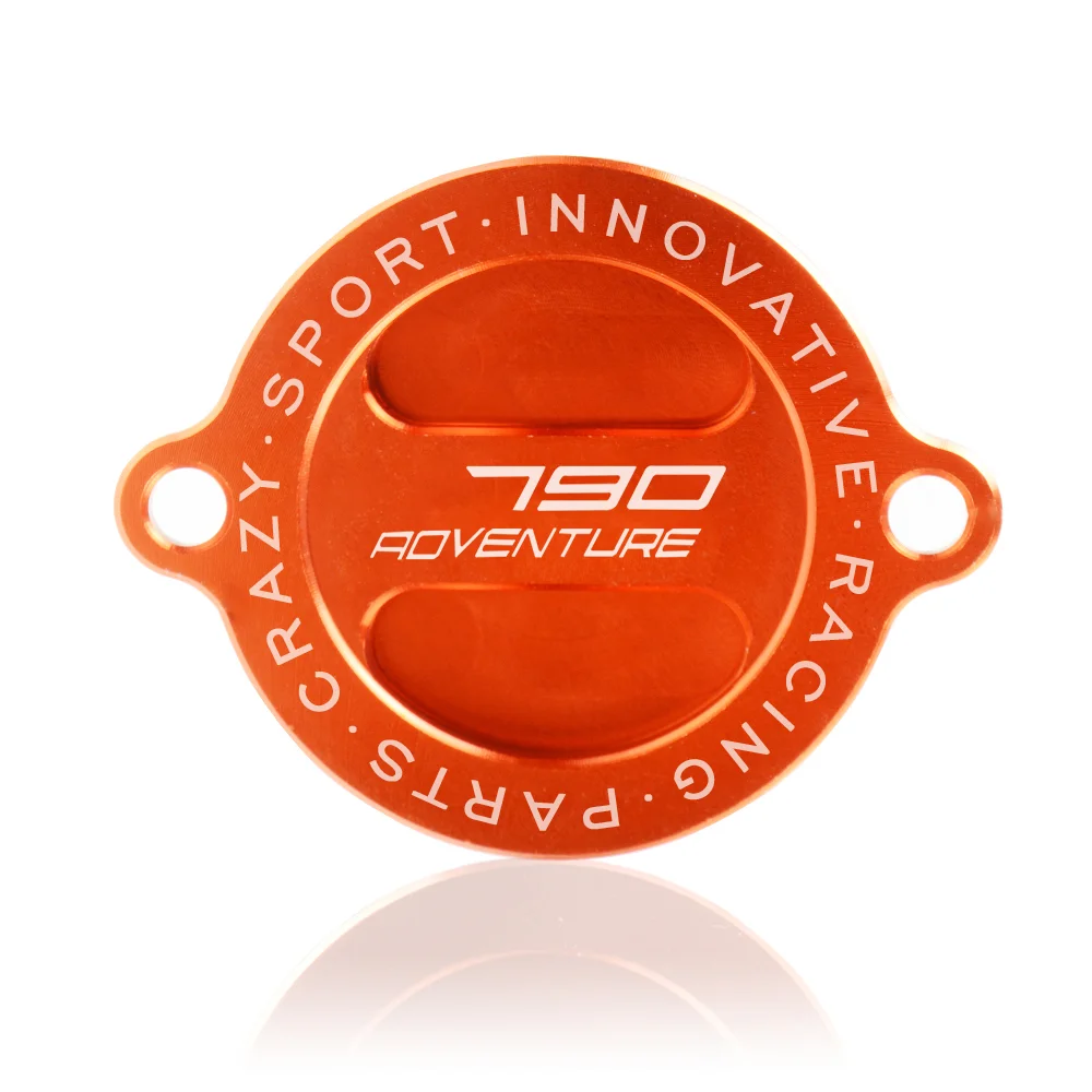 Už 790 m. 2018 m. 2019 m. 790 Nuotykių / R S 790Adventure 2019 Orange Motociklo Variklio Alyvos Filtro Dangtelis