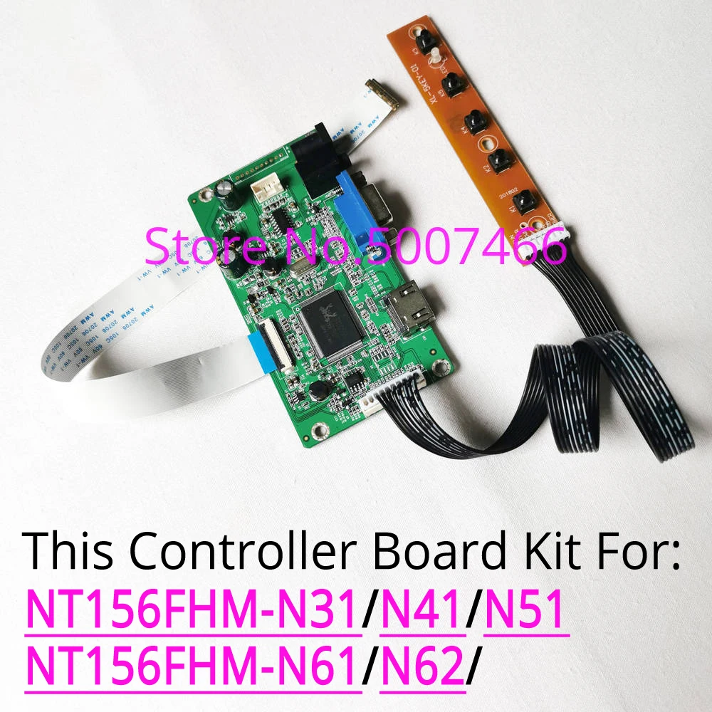 Už NT156FHM-/N31/N41/N51/N61/N62 nešiojamojo KOMPIUTERIO LCD ekrano 1920*1080 30-pin WLED EDP VGA ekranas valdiklio tvarkyklę valdybos rinkinys