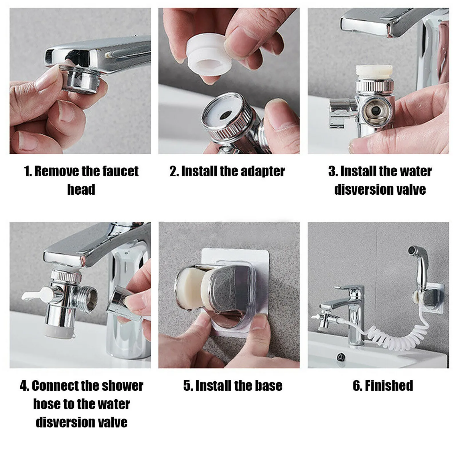 Vonios kriauklės maišytuvas purkštuvas nustatyti pageidaujamą vonios kambarys purkštuvas maišytuvas išplėtimo antgalis reguliuojamas dušo komplektas accesorios baño F4