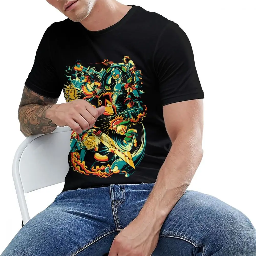 Vyriški Crewneck Tee Nuorodą Marškinėliai The Legend Of Zelda 3D Spausdinimo Tee Vyrų Naują Atsitiktinis Tee Gražus Top design Apvalios Kaklo marškinėlius