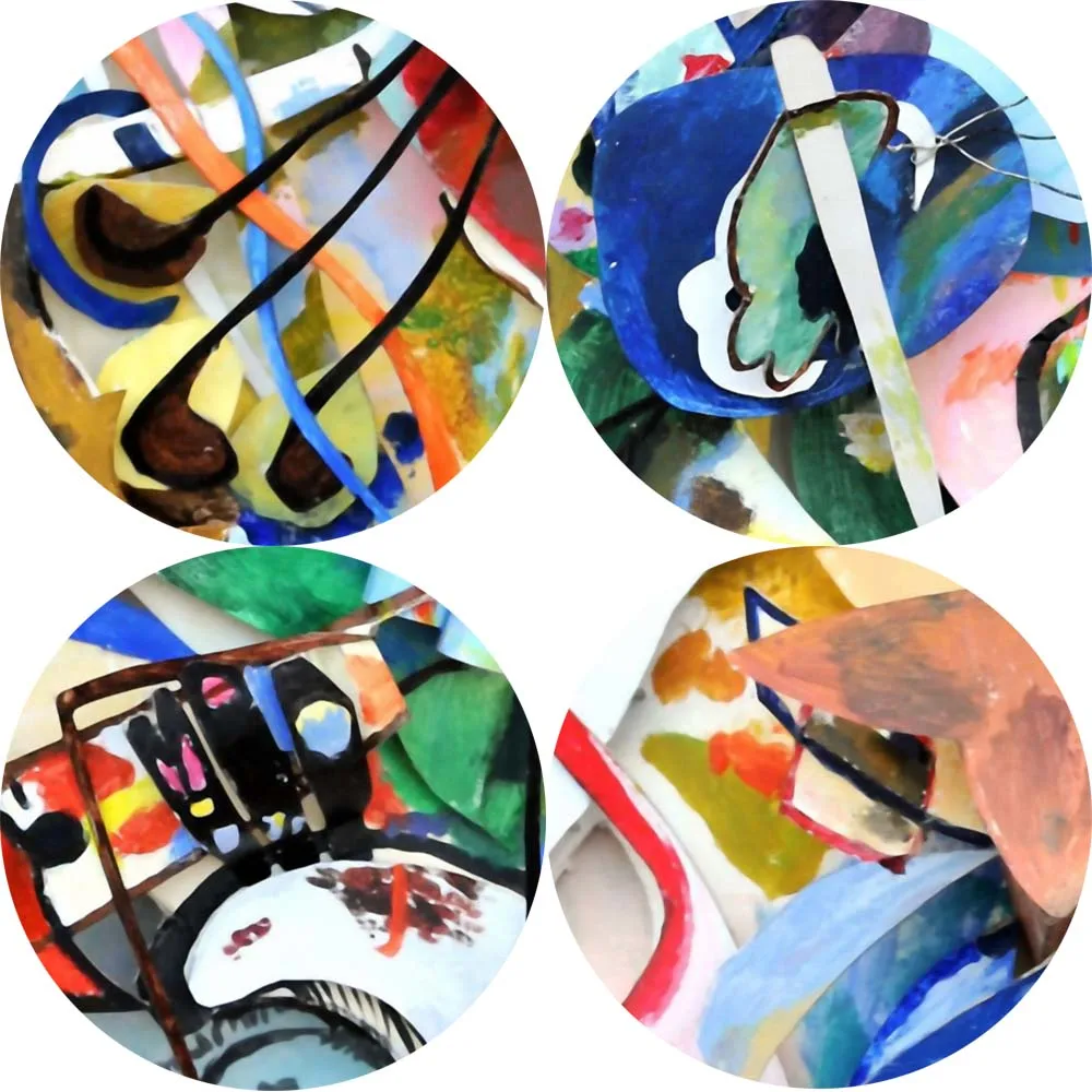 Wassily Kandinskis Abstrakčios Drobės Meno Paveikslų, Plakatų ir grafikos Garsaus Kūrinio Atgaminimą Sienos Nuotraukas Namų Puošybai