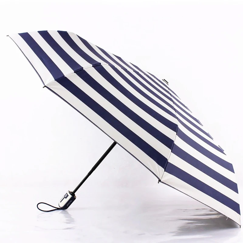YADA Naujas Britų Stiliaus Juostele Modelis Automatinis Skėtis Moterų UV Rainproof Skėtis Skėtis nuo Lietaus, Saulės Šviesos Skėčiai YD200288