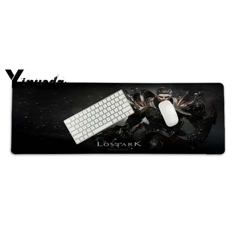 Yinuoda Lost Ark pelės mygtukai žaidėjus žaisti kilimėliai Dydis 30x90CM Greitis Versija Žaidimų Mousepads