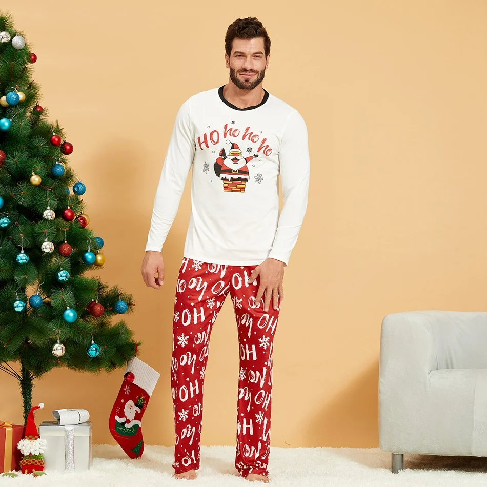 Šeimos Kalėdų Pižama Nustatyti Šeimos derinti Drabužius 2020 Kalėdos Šeimos Pižamos Suaugusiems, Vaikams, naktiniai marškiniai, pižamos komplektas Kūdikiui Sleepwear naktiniai drabužiai