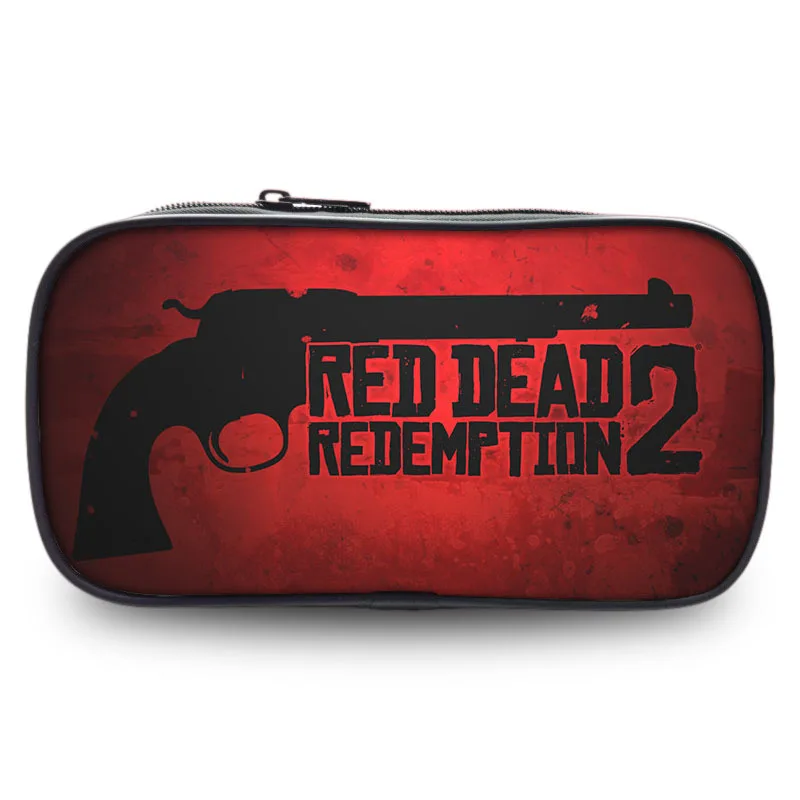 Žaidimai Red Dead Redemption 2 Spausdintos Rankinėje Berniukams, Mergaitėms, Vaikams, Vaikų Rašiklis, Dėklas Pieštuku Maišelį Pen Makiažas krepšiai Prekių Dėžutę