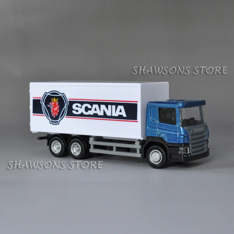 1:64 Diecast Transporto Priemonės Modelio Žaislas Scania P360 Container Truck Modelio Replika
