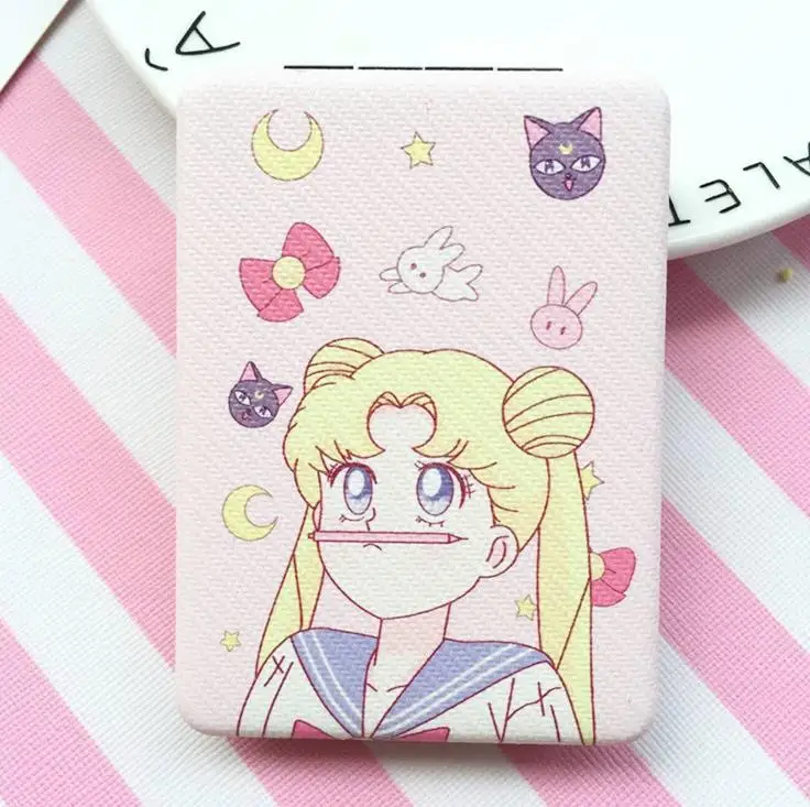 1 Vnt Puikus Anime Sailor Moon Veidrodėliai Kosmetikos Make Up Veidrodis, Veidrodėliai Dvigubas Veidrodis Cosplay Mergaičių Paveikslas Žaislai, Dovanos