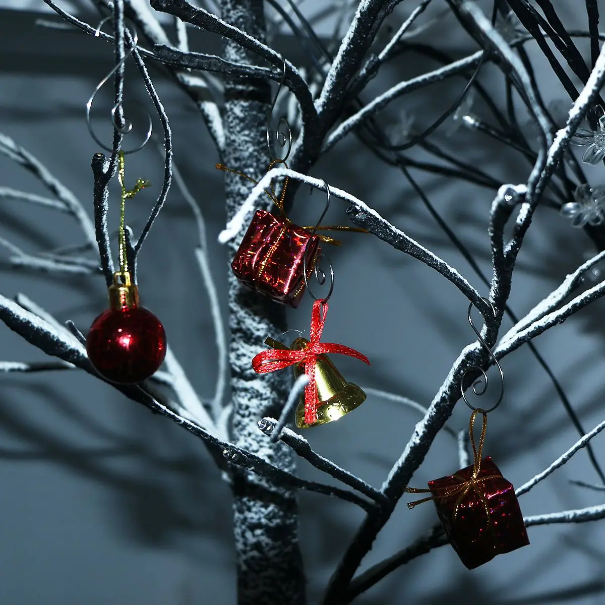 100vnt Ornamentu Kabliai iš Nerūdijančio Plieno, S-Formos Pakabos Kalėdų Puošmena 4.5 CM Kabliukai Kabo Dekoro
